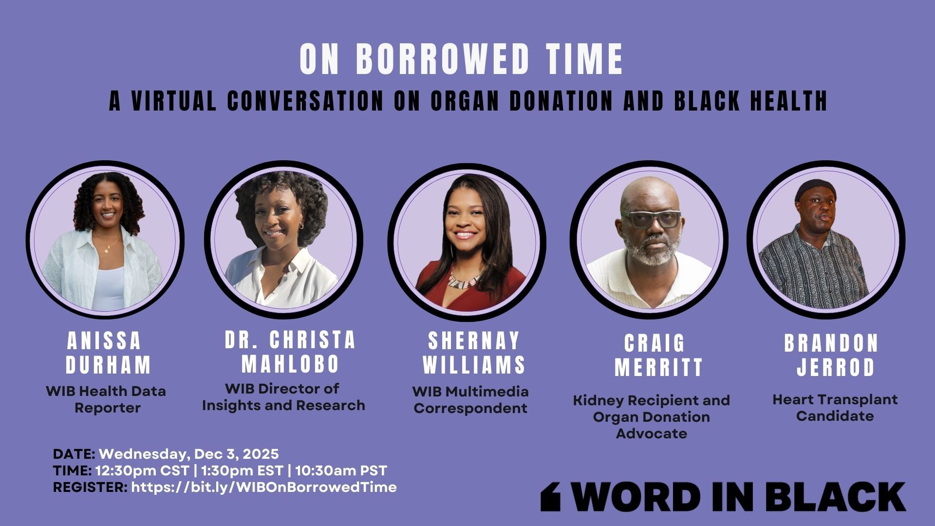 EVENT: A Conversation on Organ Donation and Black Health