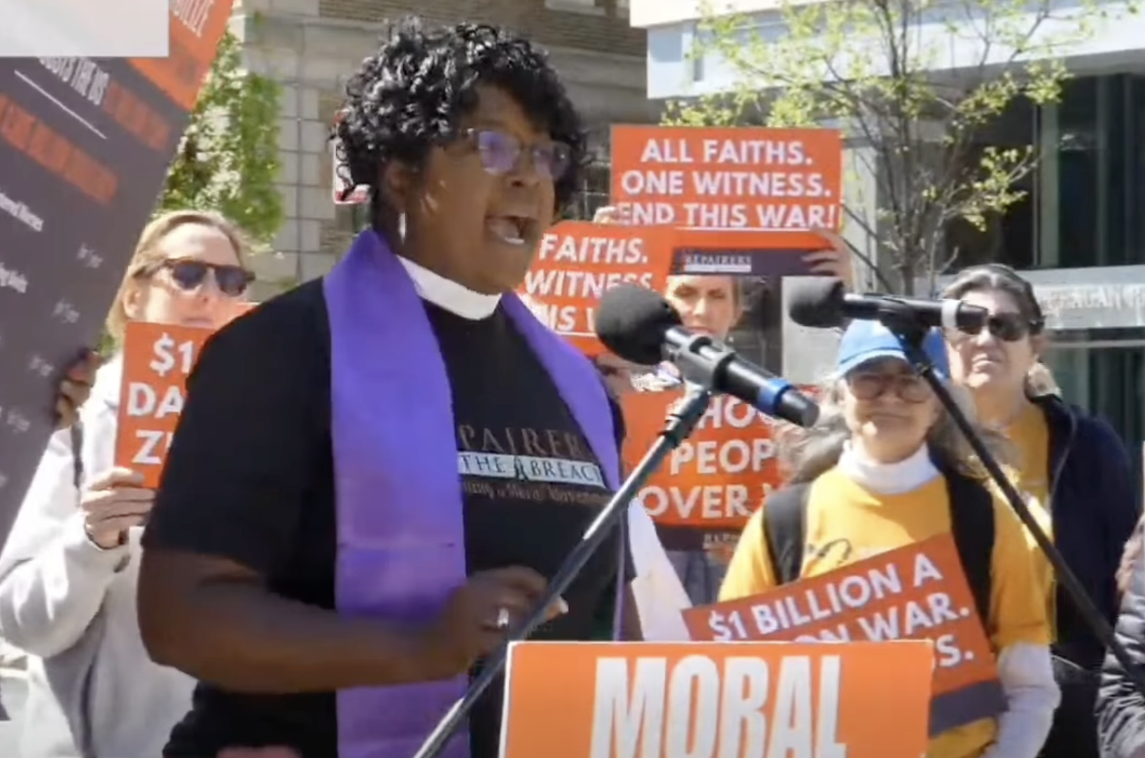 ‘Books, Not Bombs’: Moral Mondays Faith Leaders Slam Iran War